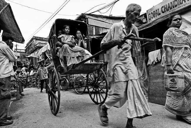 Rickshaw in Kumatruli
