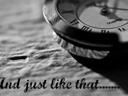 just like that