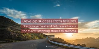 Failure is not a block but a stepping stone to success